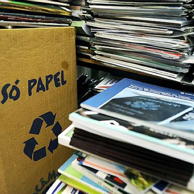 Ecocâmara - reciclagem - projeto Sustentabilidade na Mudança da Legislatura
