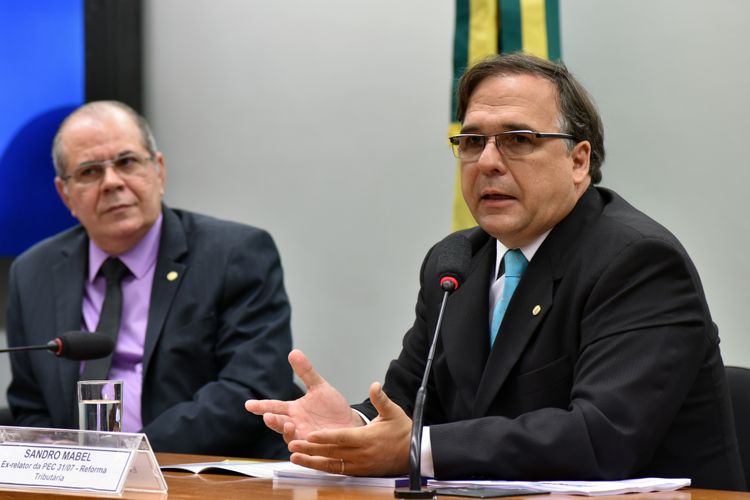 Reunião Ordinária. Ex-deputado da PEC 31/07 - Reforma Tributária, Sandro Mabel