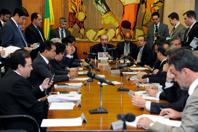 Reunião do Colegiado de Líderes. Presidente da Câmara, dep. Eduardo Cunha (PMDB-RJ)