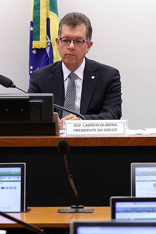 Reunião Ordinária. Presidente da CEDEICS, dep. Laércio Oliveira (SD-SE)