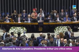Capa - Abertura do Ano Legislativo: presidente Arthur Lira se pronuncia sobre vetos - 05/02/24