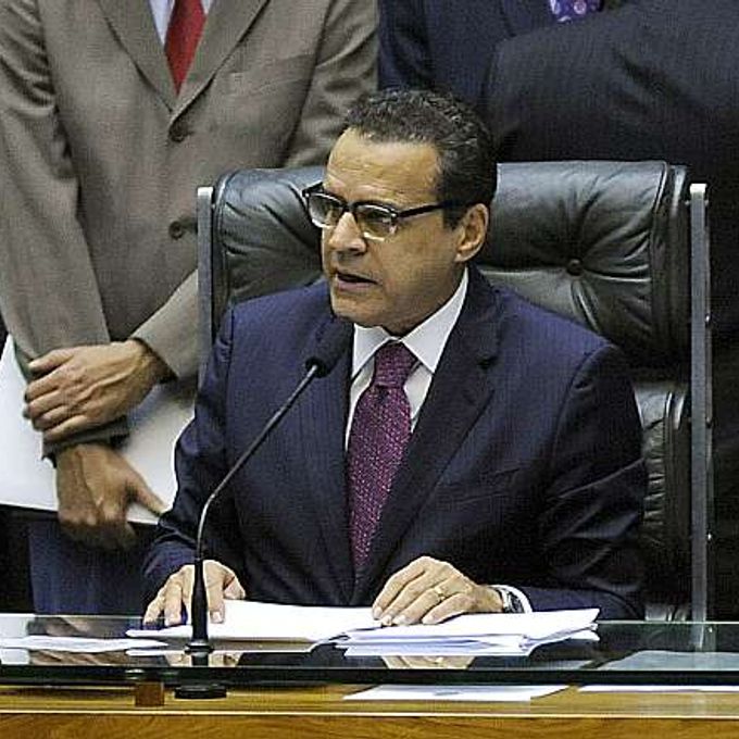 Homenagem aos 25 anos da promulgação da Constituição Federal de 1988. Presidente da Câmara, dep. Henrique Eduardo Alves (PMDB-RN)