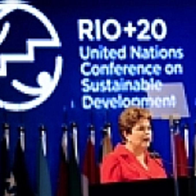 Presidente Dilma Rousseff na abertura oficial da Rio+20