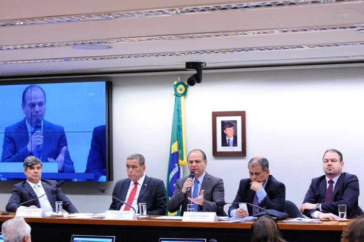 Audiência pública com o ministro da Saúde, Ricardo Barros. O ministro é convidado para esclarecer a destinação dos recursos oriundos da arrecadação do DPVAT e repassados ao Ministério da Saúde