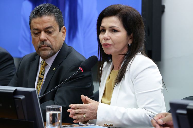 Reunião de instalação da comissão e eleição do Presidente e dos Vice-Presidente. Presidente eleita, dep. Conceição Sampaio (PP-AM)