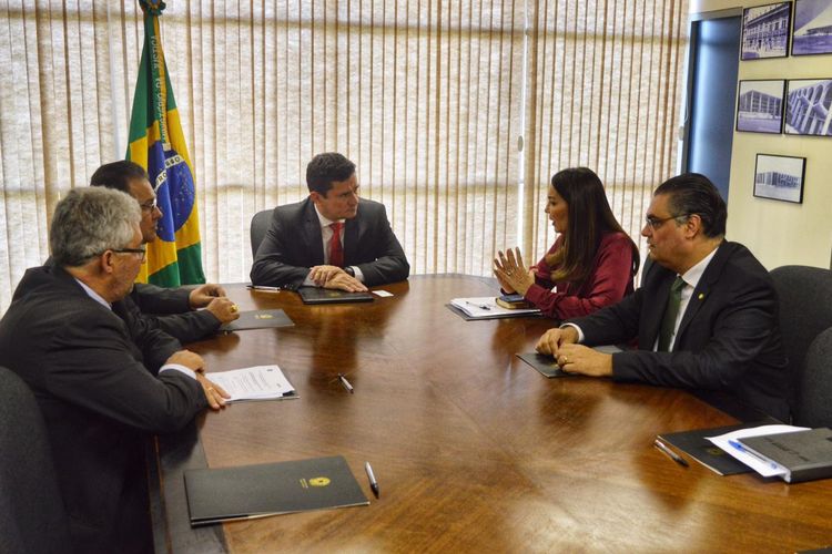 Reunião do ministro Sérgio Moro com deputados