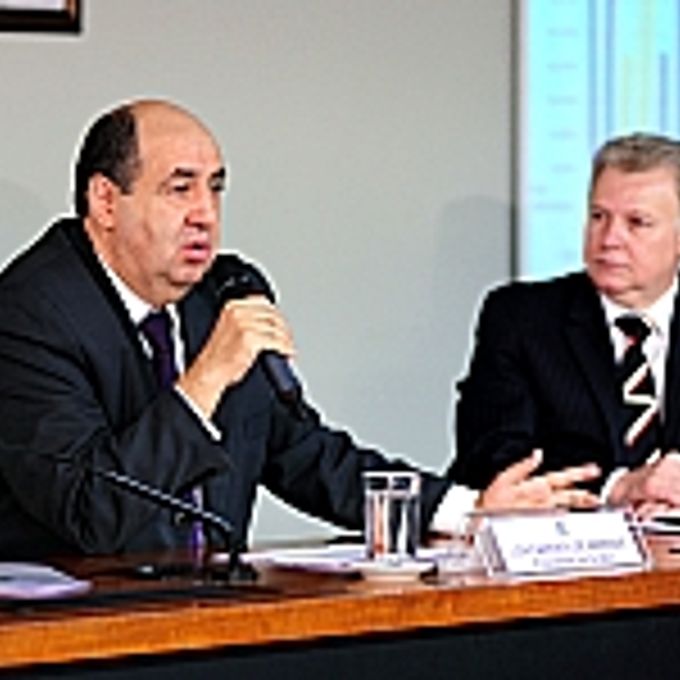 João Batista Rezende (presidente da Anatel) e dep. Edmar Arruda (PSC/PR)