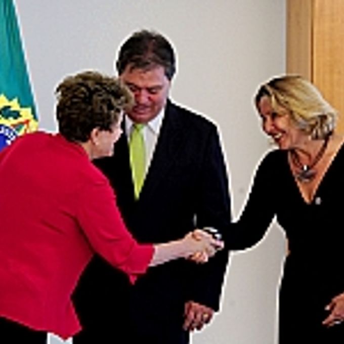 Dilma Rousseff (presidenta da república), sen. Gim Argelo dep. Erika Kokay (PT-DF)