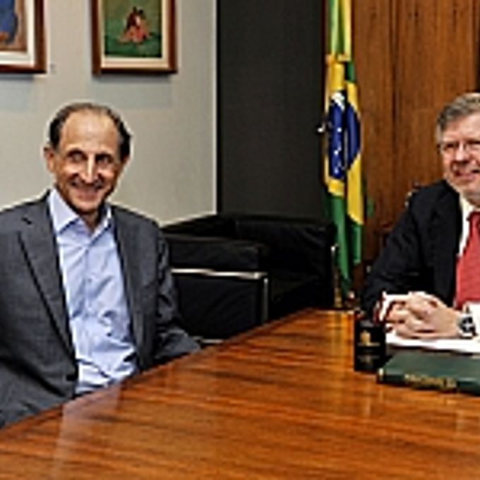 Presidente Marco Maia recebe o presidente da Fiesp, Paulo Skaf