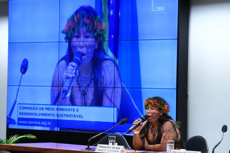 Seminário sobre Ferrogrão: Dilemas e Desafios para a Sustentabilidade de uma Grande Obra de Infraestrutura na Amazônia. Associação Pariri do Povo Munduruku, Alessandra Korape