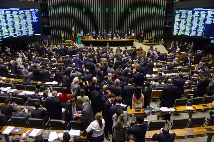 Câmara - plenário - votações galerias sessão presidente Eduardo Cunha