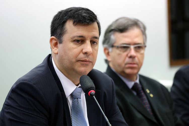 Reunião Ordinária e Audiência Pública. Diretor-Geral da Polícia Federal, Leandro Daiello Coimbra