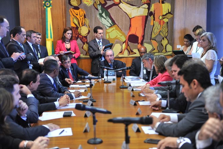 Reunião de Líderes no gabinete da Presidência da Câmara dos Deputados