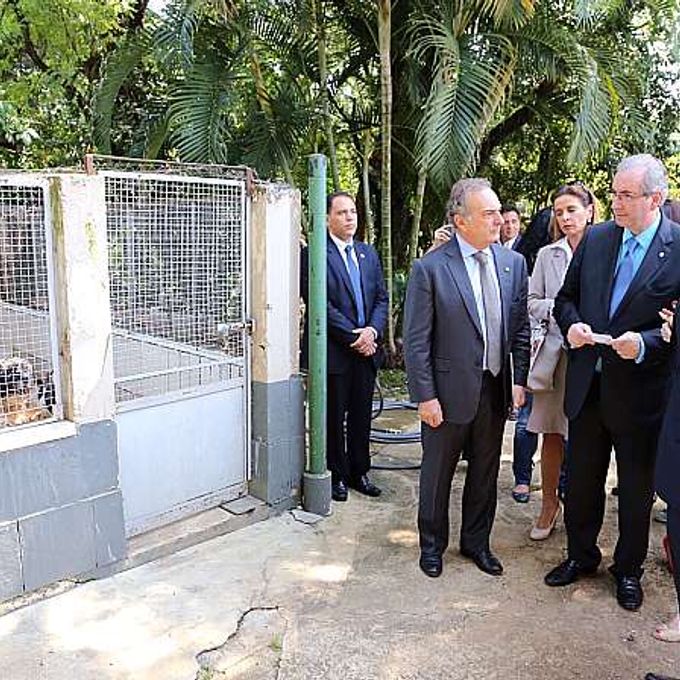 Visita de Eduardo Cunha à União Internacional Protetora de Animais/Uipa