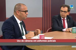 Reimont e Sargento Gonçalves debatem uso de câmeras nos uniformes de policiais