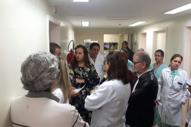 Saúde Hospitais Comissão externa Rio de Janeiro Jandira Feghali