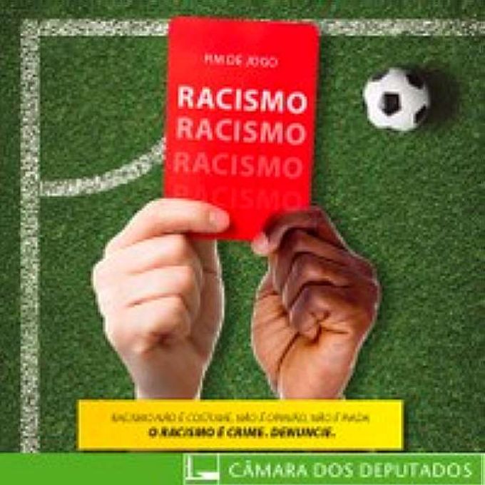 Selo campanha Fim de jogo para o racismo
