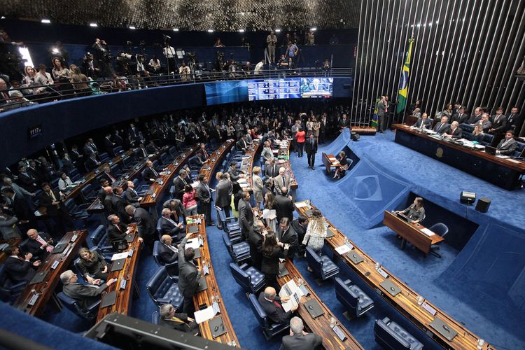 Sessão final de julgamento do processo de impeachment da presidente afastada Dilma Rousseff, por crime de responsabilidade