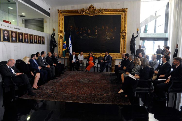 Visita da delegação de Israel
