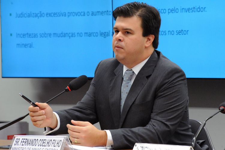 Reunião Ordinária. Ministro das Minas e Energia, Fernando Coelho Filho