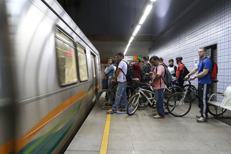 Transporte - geral mobilidade urbana metrô bicicleta integração multimodal