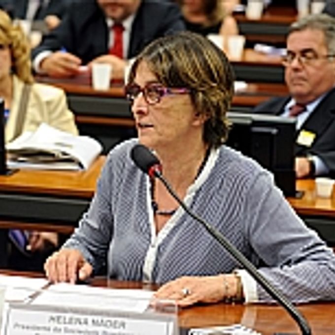 Audiência Pública (REQ’s 3, 4, 6 e 7/13) e Reunião Ordinária. presidente da Sociedade Brasileira para o Progresso da Ciência (SBPC), Helena Náder