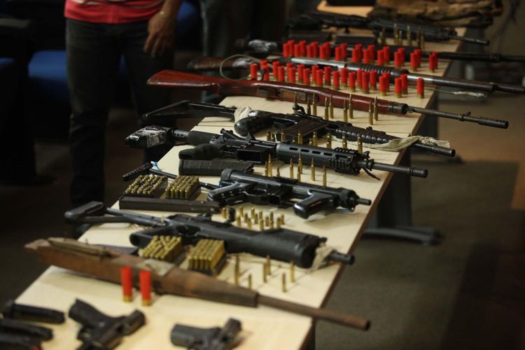 Segurança - armas - munições quadrilhas crime organizado apreensões operações policiais