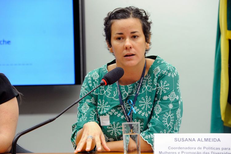 Reunião sobre o aumento do encarceramento feminino. Coordenadora de Políticas para Mulheres - DEPEN/MJ, Susana Inês de Almeida