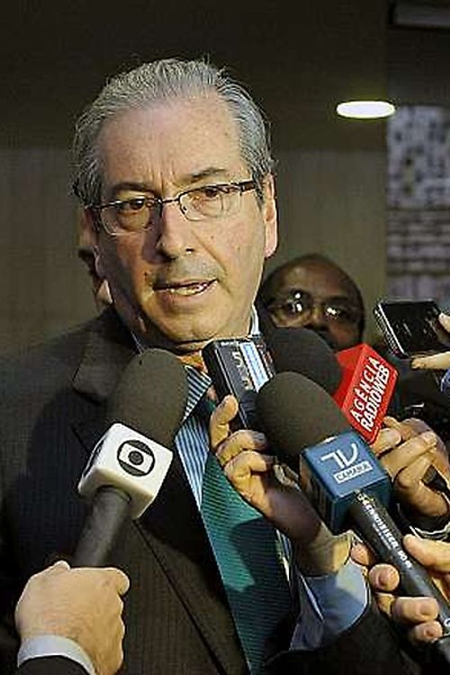 Presidente da Câmara, dep. Eduardo Cunha (PMDB-RJ) concede entrevista