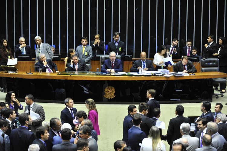 Votação da medida provisória sobre o reajuste das taxas cobradas pelo Ibama, Cade e Ancine - Presidente da Câmara, dep. Eduardo Cunha (PMDB/RJ)