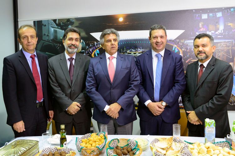 Reunião do Secretário de Comunicação Cleber Verde com o grupo parlamentar Brasil-Líbano